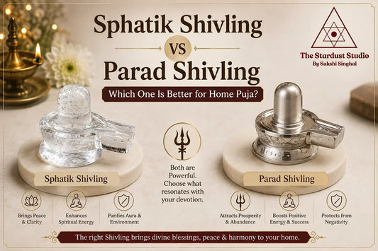 Sphatik Shivling vs Parad Shivling: Which One Is Better for Home Puja?